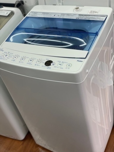 送料・設置込み　洗濯機　4.5kg Haier 2021年