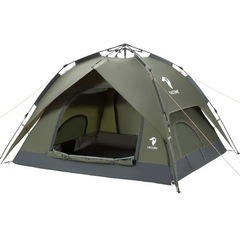 ワンタッチテント 3〜4人用 キャンプの画像