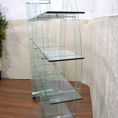 【ヤ取終了6/28】≪zyt1187ジ≫ マルチェロ ジリアーニ SINTESI/シンテシ MONDO BookCase/モンドブックケース アクリルフレーム/ガラス棚 50826-01の画像