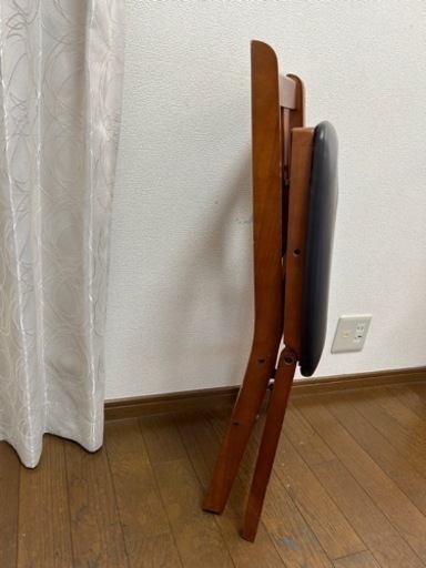 商談中　ダイニングチェア4脚セット　折り畳み可能　