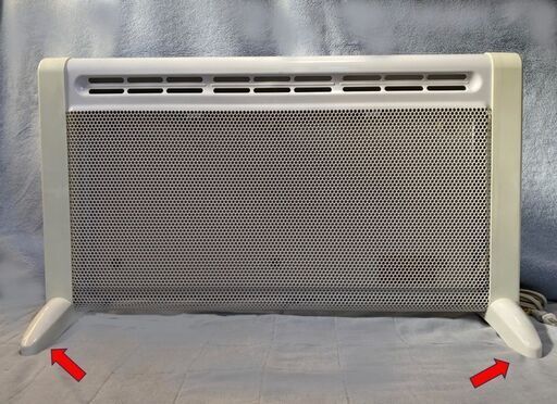パネルヒーター 遠赤外線ヒーター マイカパネルヒーターRL-1005 600-1000W 暖房器具 お譲りします
