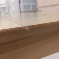 ★ジモティ割あり★  テーブル ナチュラルベージュ H75×D60×W80 クリーニング済み HJ1103の画像