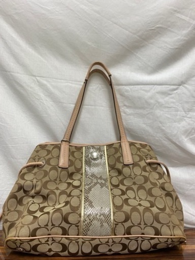 ☆値下げ☆A2311-049 COACH トートバッグ　キズ汚れ有　現状お渡し