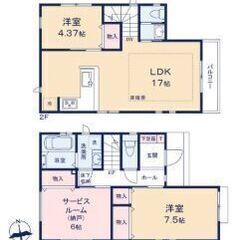 🌟仲介手数料無料！サービスルーム付きの新築住宅！子育て環境良好🎵