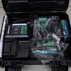 HiKOKI(ハイコーキ) 36Vインパクトドライバ アグレッシブグリーン 新型Bluetooth搭載蓄電池2個・充電器・ケース・ WH36DC(2XPSZ)③ (D5286ksxwY)