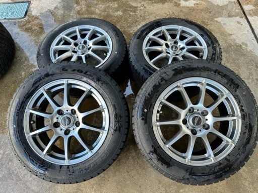 205/60R16 グッドイヤーアイスナビ6 アルミセット
