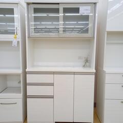 ★ジモティ割あり★  レンジボード 白 H180.5×D42×W99.5 クリーニング済み OJ2515