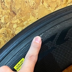 Mavic Cxr80 前後セット　CX01ブレード付き走行距離少TUFOチューブラータイヤ　美品マヴィック　レアSHIMANO sram 11sスプロケット対応　の画像