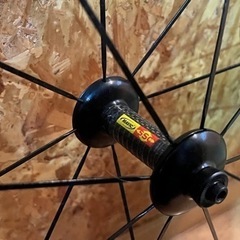 Mavic Cxr80 前後セット　CX01ブレード付き走行距離少TUFOチューブラータイヤ　美品マヴィック　レアSHIMANO sram 11sスプロケット対応　の画像