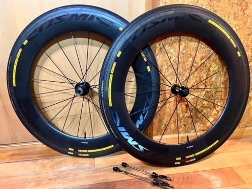 Mavic Cxr80 前後セット　CX01ブレード付き走行距離少TUFOチューブラータイヤ　美品マヴィック　レアSHIMANO sram 11sスプロケット対応