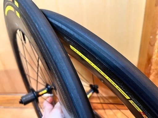 Mavic Cxr80 前後セット　CX01ブレード付き走行距離少TUFOチューブラータイヤ　美品マヴィック　レアSHIMANO sr