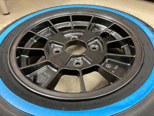 ホワイトリボン 165R15付◇RONAL ロナール 5.5J 15インチ IS25