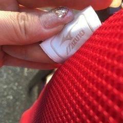 mizuno★ミズノ　じつは！腹筋君　腹筋トレーニング　シットアップ　座椅子★中古　赤の画像