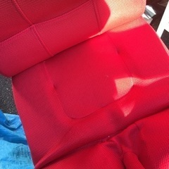 mizuno★ミズノ　じつは！腹筋君　腹筋トレーニング　シットアップ　座椅子★中古　赤の画像