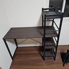 【取引先決まりました】デスク(棚付き)の画像