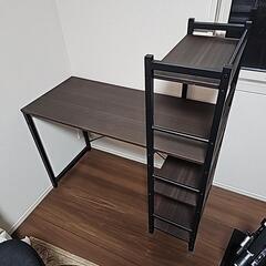 【取引先決まりました】デスク(棚付き)