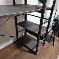 【取引先決まりました】デスク(棚付き)の画像