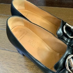 2点セット　HERMES エルメス パンプス&ニナリッチバッグ　36 シェーヌダンクル ヴェスパ パンプス 黒　23cm レディース　くつ　靴の画像