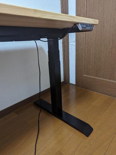 桧　電動昇降デスク