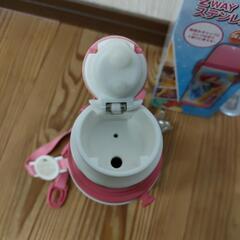 2WAY ステンレスボトル450ml(中古)保冷・保温の画像