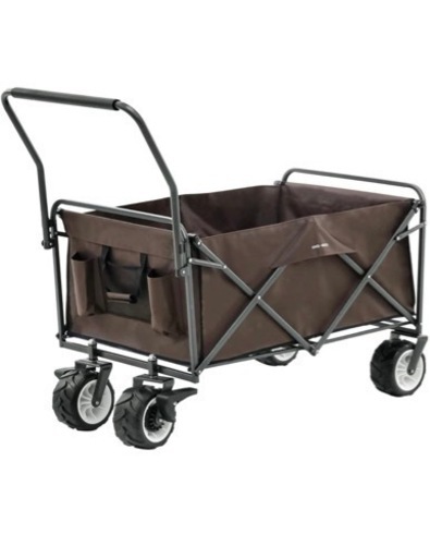 モダンデコ　アウトドアワゴン キャリーカート 折りたたみ 軽量 キャリーワゴン 耐荷重150kg 大容量190L 4輪