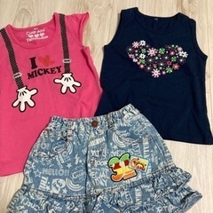 130 140 女の子　夏服の画像