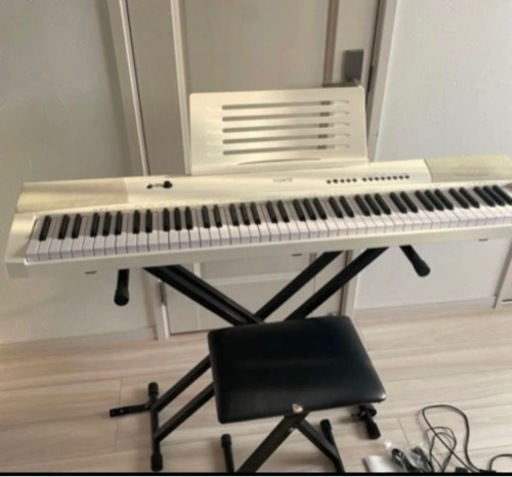 電子ピアノ キーボード 白 ホワイト TORTE TDP-88