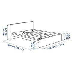無料 IKEA ダブルベッドの画像
