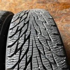 バリ山　NOKIAN ノキアン　HAKKAPELIITTA R2 155/65R14 スタッドレス　タイヤ　2018年製　14インチの画像
