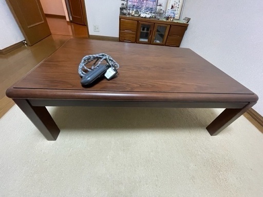 長方形こたつ　布団付