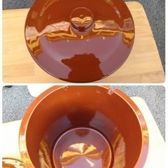 ●お値下げ！　久松窯 謹製 特選 飲食物容器  常滑焼 漬物 樽 8号 日本製 水抜き穴付き とこなめ 瓶 蓋付き 未使用品 保管品 ③の画像