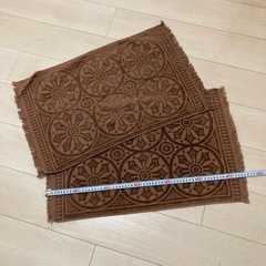 【お譲先決定】バスマット　2枚