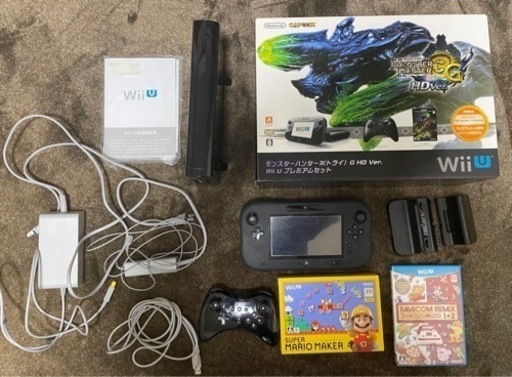 売れました！Nintendo Wii U 本体、プロコン、ソフト2本付マリオメーカー