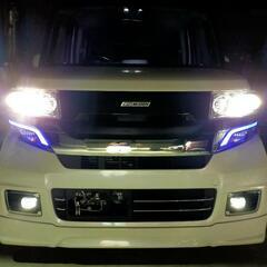 ホンダ　NBOXカスタム　走行34500km車検6年5月無限ター...