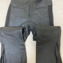 バイク用牛革パンツ