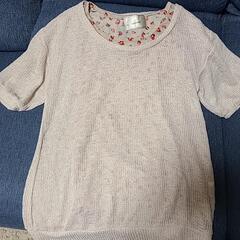 レデースニット　タンクトップ付き2枚組の画像