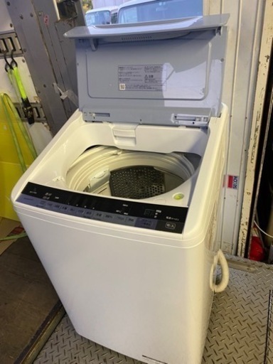 北九州市内配送無料　保証付き　日立 HITACHI BW-V70A A [ビートウォッシュ 全自動洗濯機 （7kg） ブルー]