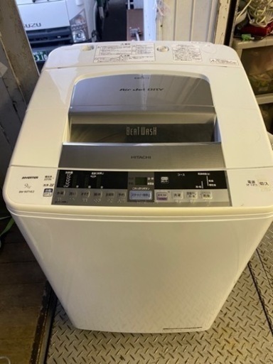 北九州市内配送無料　保証付き　9kg　日立 ビートウォッシュ エディオンオリジナルモデル BW-90TVE2