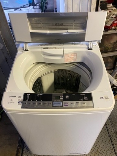北九州市内配送無料　保証付き　9kg　日立 ビートウォッシュ エディオンオリジナルモデル BW-90TVE2