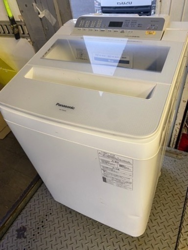 北九州市内配送無料　保証付き　2018年　Panasonic　パナソニック　8.0㎏ 洗濯機　NA-F8AE6