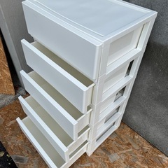 プラスチック5段　収納ボックス 衣装ケース 衣類ケース プラスチックケース 衣類 収納の画像