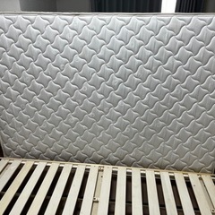 値下げフランスベッド ダブルベッド すのこフレームの画像