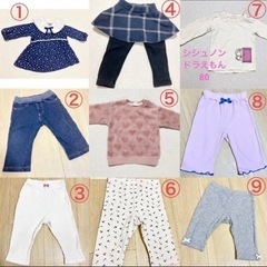 組曲、ミニボーデン、ジェラピケ含むベビー服 13点　サイズ80〜95 女の子の画像