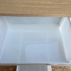 プラスチック×木製天板　5段　収納ボックス 衣装ケース 衣類ケース プラスチックケース 衣類 収納の画像