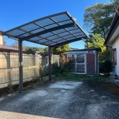 カーポート　片屋根　解体済み　お届け可能　