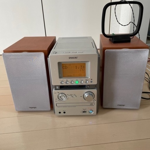 SONY ソニー MD/CD/カセット搭載 システムコンポ CMT-M35WM