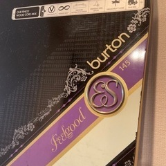 Burtonボードとブーツの画像