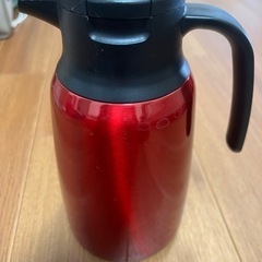 保温ポット レッド