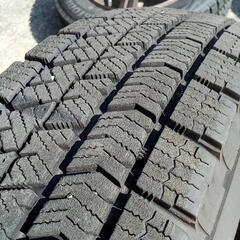 【値下げしました】スタッドレスタイヤ　ホイールセット　145/80R13  ブリザック　VRX2　4本の画像