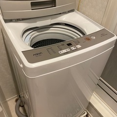 【使用1年半、21年式】AQUA洗濯機(4.5kg)